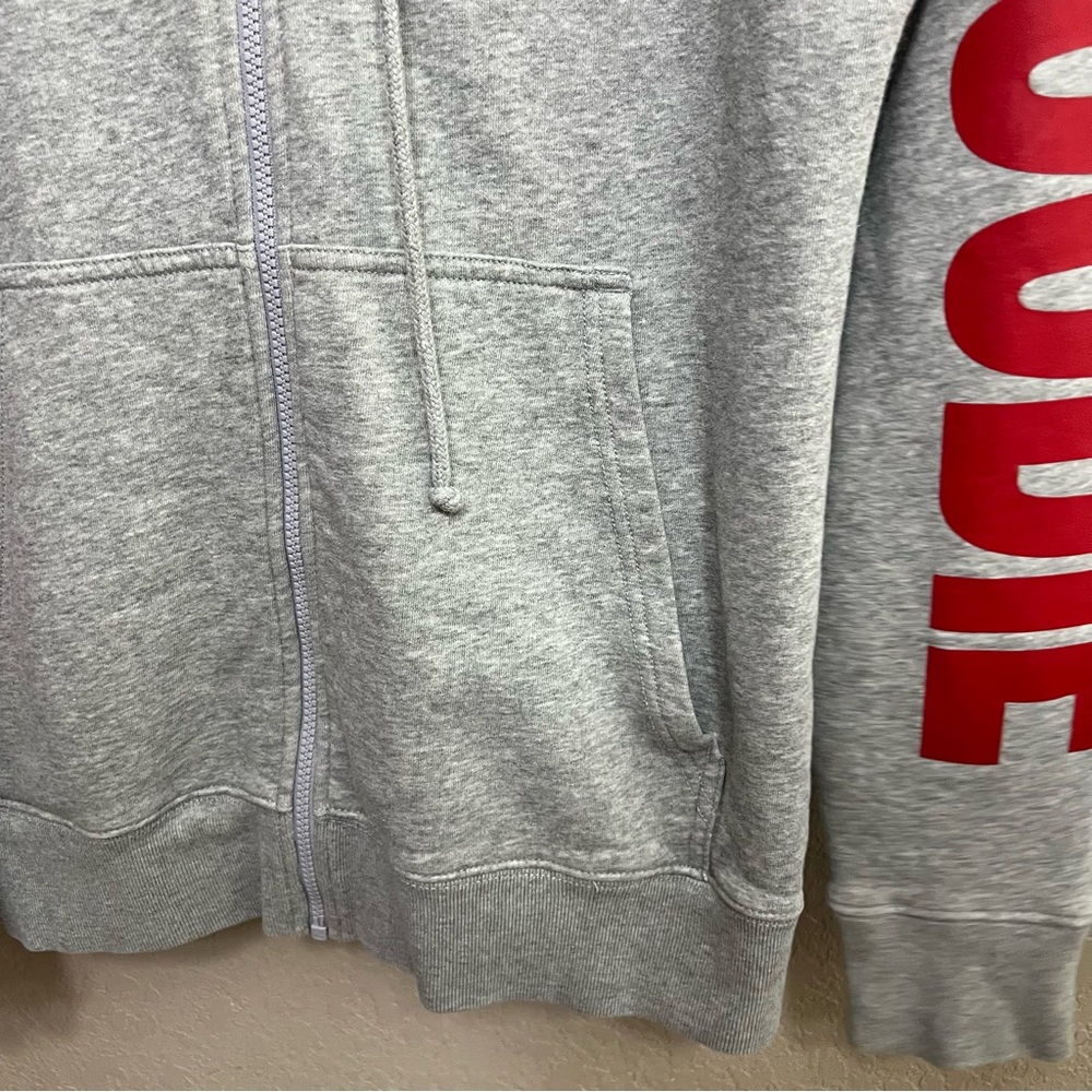 ariztia TNA gray women sz XS oversized hoodie - Picture 7 of 10